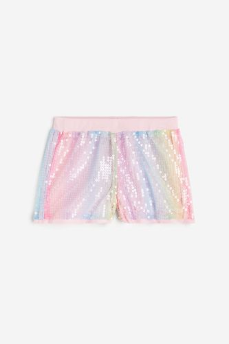Pull-on-Shorts mit Pailletten Hellrosa in Größe 98. Farbe: - H&M - Modalova