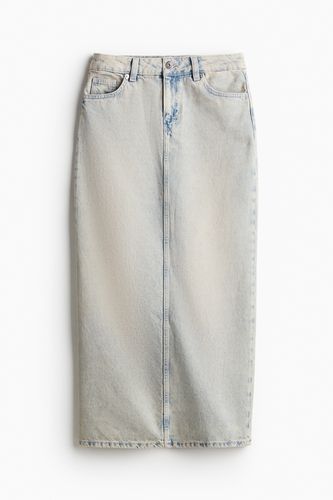 Maxirock aus Denim Blasses Denimblau, Röcke in Größe 38. Farbe: - H&M - Modalova