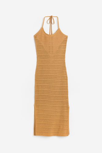 Kleid im Häkellook Senfgelb, Alltagskleider in Größe XL. Farbe: - H&M - Modalova