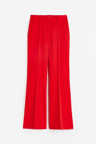 Elegante ausgestellte Hose Rot, Anzughosen in Größe 34. Farbe: - H&M - Modalova