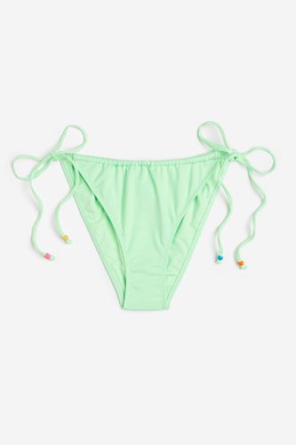 Tie-Tanga Bikinihose Hellgrün, Bikini-Unterteil in Größe 40. Farbe: - H&M - Modalova