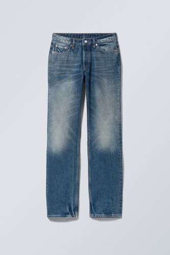 Jeans Pin mit geradem Bein Vintage-Blau, Straight in Größe 24/34. Farbe: - Weekday - Modalova