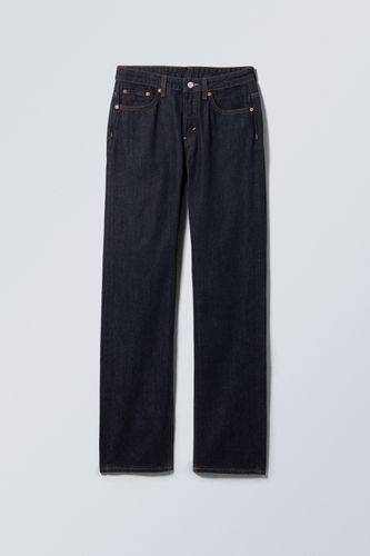 Jeans Pin mit geradem Bein Blaue Rinse, Straight in Größe 24/34. Farbe: - Weekday - Modalova
