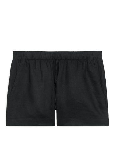 Leinen-Shorts Schwarz, Pyjama-Hosen in Größe L. Farbe: - Arket - Modalova