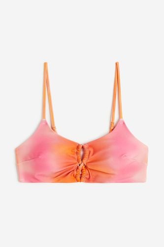Wattiertes Bikinitop Orange, Bikini-Oberteil in Größe 32. Farbe: - H&M - Modalova