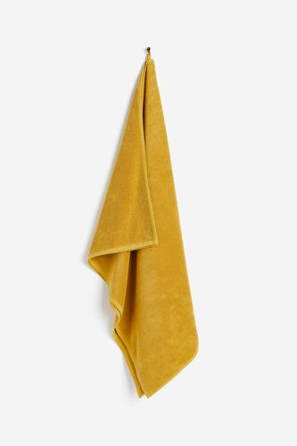 Badelaken aus Frottee Senfgelb, Handtücher in Größe 100x150 cm. Farbe: - H&m Home - Modalova