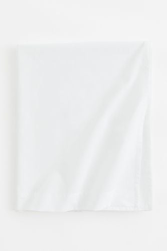 Bettlaken aus Baumwollperkal Weiß in Größe 150x260 cm. Farbe: - H&m Home - Modalova