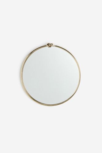 Spiegel mit Knotendetail Goldfarben in Größe Onesize. Farbe: - H&m Home - Modalova