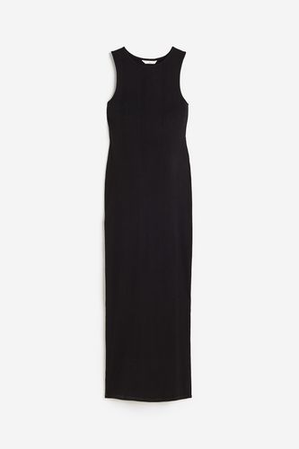 MAMA Geripptes Kleid Schwarz, Kleider in Größe XL. Farbe: - H&M - Modalova