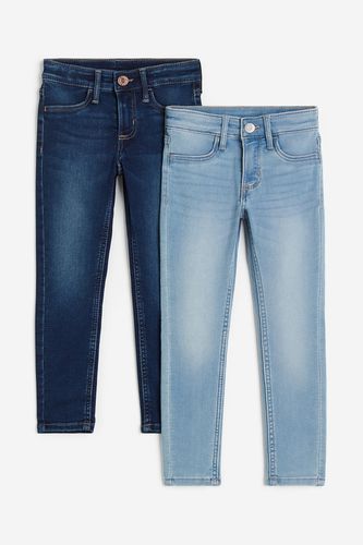 Pack Super Soft Skinny Fit Jeans Denimblau/Helles Denimblau in Größe 92. Farbe: - H&M - Modalova
