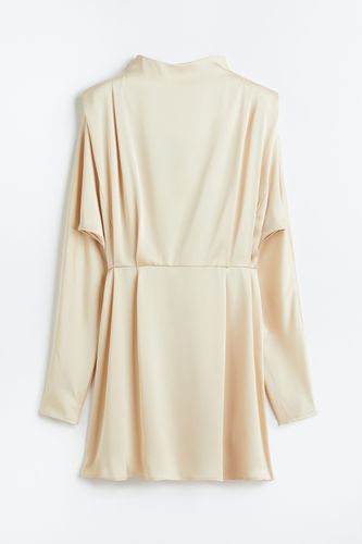 Kleid mit Dolmanärmeln Hellbeige, Party kleider in Größe XL. Farbe: - H&M - Modalova