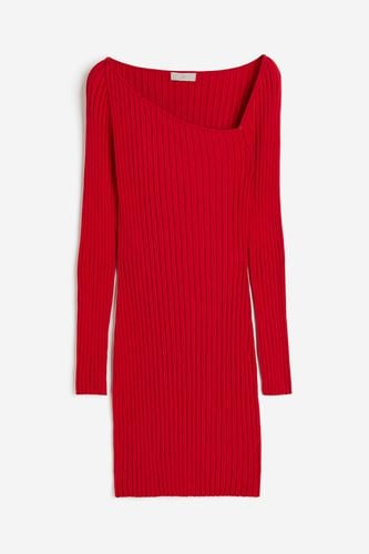 Bodycon-Kleid in Rippstrick Rot, Alltagskleider Größe M. Farbe: - H&M - Modalova