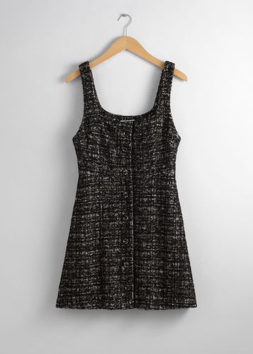 Ärmelloses Minikleid aus Tweed Schwarzer, Alltagskleider in Größe 42. Farbe: - & Other Stories - Modalova