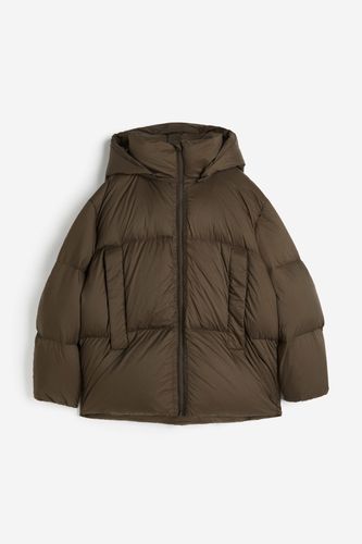 Oversized Puffer Jacket Dunkelbraun, Jacken in Größe M. Farbe: - H&M - Modalova