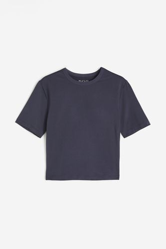DryMove™ Kurzes Sportshirt Stahlblau, Sport – T-Shirts in Größe XXL. Farbe: - H&M - Modalova