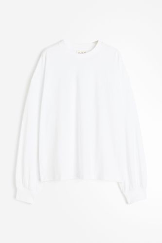 DryMove™ Sportshirt mit Langarm Weiß, Sport – T-Shirts in Größe M. Farbe: - H&M - Modalova