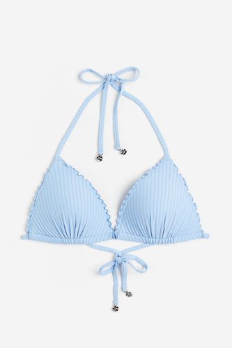 Push-up Triangel-Bikinitop Hellblau, Bikini-Oberteil in Größe 40. Farbe: - H&M - Modalova