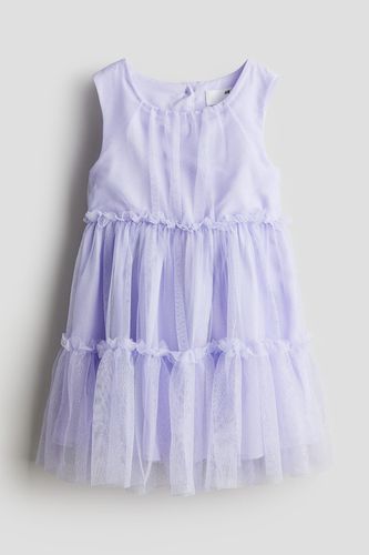 Tüllkleid mit Volantbesatz Lila, Kleider in Größe 110. Farbe: - H&M - Modalova