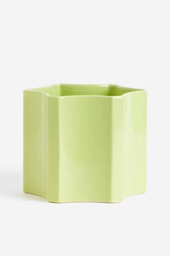 Übertopf aus Steingut Limegrün, Töpfe in Größe Onesize. Farbe: - H&m Home - Modalova