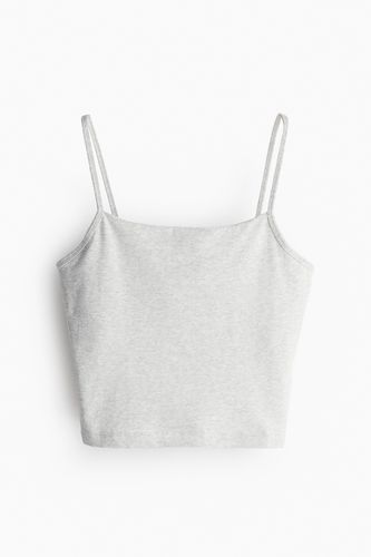 DryMove™ Sport-Tanktop aus Baumwolle Hellgraumeliert, Sport – T-Shirts in Größe L. Farbe: - H&M - Modalova