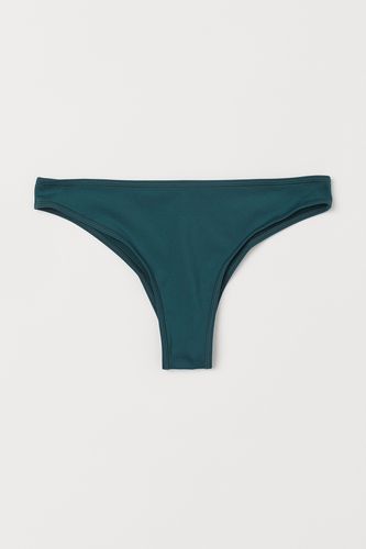 Bikinihose Brazilian Dunkelgrün, Bikini-Unterteil in Größe 50. Farbe: - H&M - Modalova