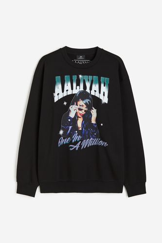 Sweatshirt in Loose Fit Schwarz/Aaliyah, Sweatshirts Größe M. Farbe: - H&M - Modalova