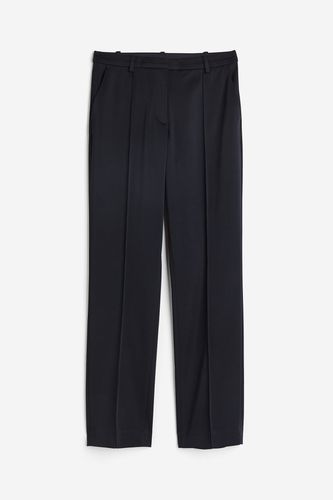 Satinhose Sim Fit Marineblau, Anzughosen in Größe 36. Farbe: - H&M - Modalova