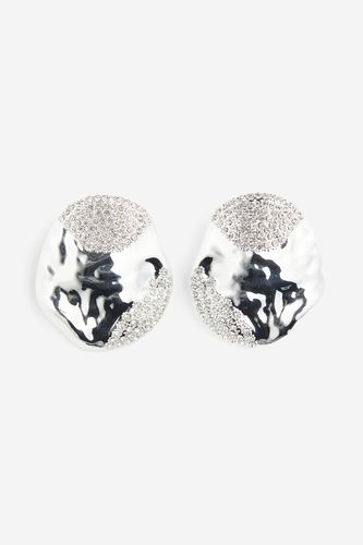 Ohrringe mit Strass Silberfarben in Größe Onesize. Farbe: - H&M - Modalova