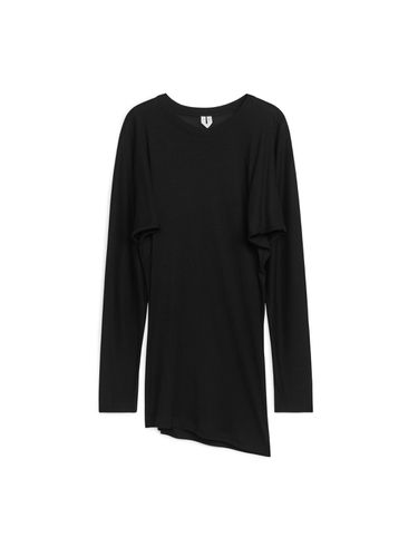 Shirt aus Lyocell Schwarz, Tops in Größe S. Farbe: - Arket - Modalova