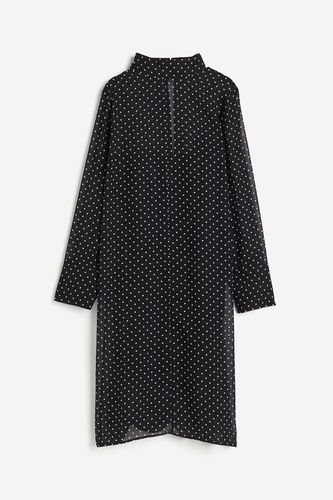 Luftiges Kleid Schwarz/Gepunktet, Alltagskleider in Größe L. Farbe: - H&M - Modalova