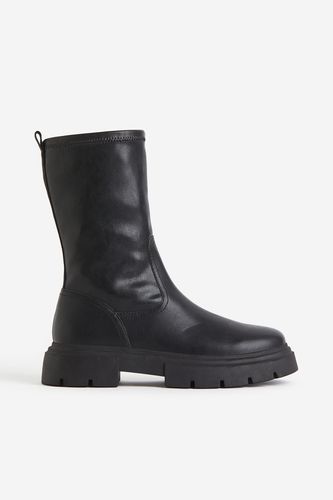 Chunky Boots Schwarz, Stiefel in Größe 34. Farbe: - H&M - Modalova