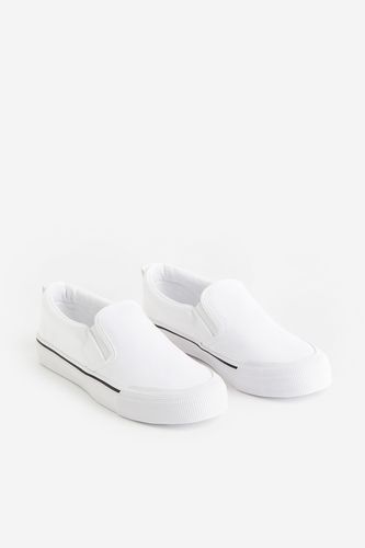 Slip-on-Sneaker aus Canvas Weiß, Sneakers in Größe 40. Farbe: - H&M - Modalova