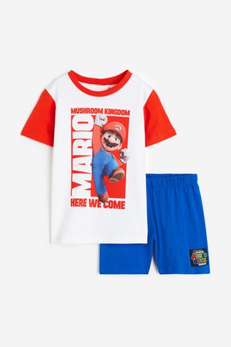 Bedruckter Pyjama Knallrot/Super Mario, Pyjamas in Größe 92. Farbe: - H&M - Modalova