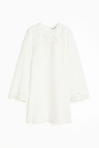 Kleid aus Leinenmix Weiß, Party kleider in Größe L. Farbe: - H&M - Modalova