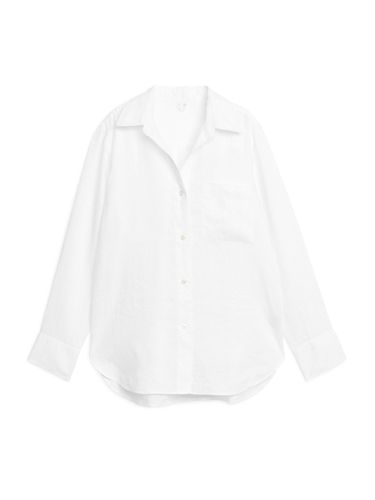 Leinenhemd Weiß, Freizeithemden in Größe 34. Farbe: - Arket - Modalova