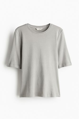 Kurzarmshirt Helles Salbeigrün, T-Shirt in Größe L. Farbe: - H&M - Modalova