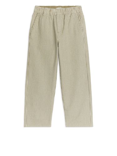 Hose mit Hickory-Streifen Khaki, Hosen in Größe 128. Farbe: - Arket - Modalova