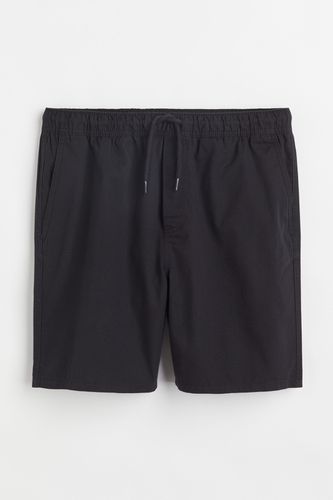 Baumwollshorts Regular Fit Schwarz in Größe XL. Farbe: - H&M - Modalova