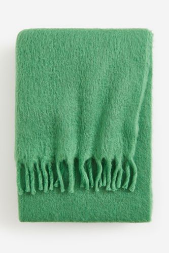 Decke aus Wollmischung Grün, Decken in Größe 130x170 cm. Farbe: - H&m Home - Modalova