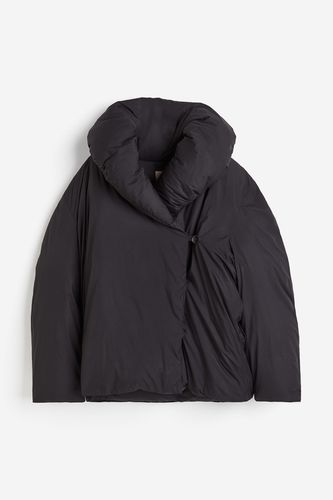 Daunenjacke mit großem Kragen Schwarz, Jacken in Größe S. Farbe: - H&M - Modalova