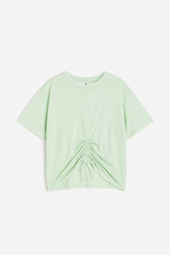 T-Shirt mit Kordelzug Hellgrün, T-Shirts & Tops in Größe 170. Farbe: - H&M - Modalova