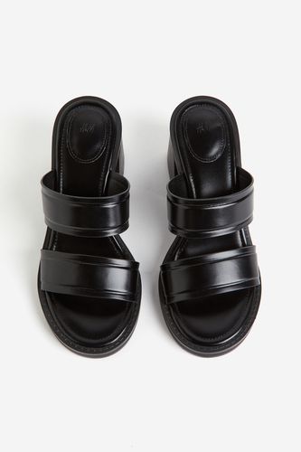 Sandaletten mit Absatz Schwarz, Sandalen in Größe 38. Farbe: - H&M - Modalova