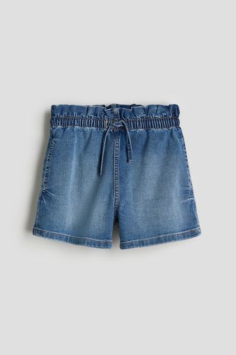 Paperbag-Shorts aus Denim Denimblau in Größe 152. Farbe: blue - H&M - Modalova
