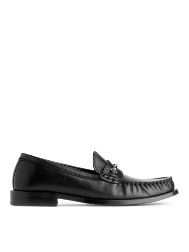 Loafer aus Leder Schwarz, Loafers in Größe 36. Farbe: - Arket - Modalova