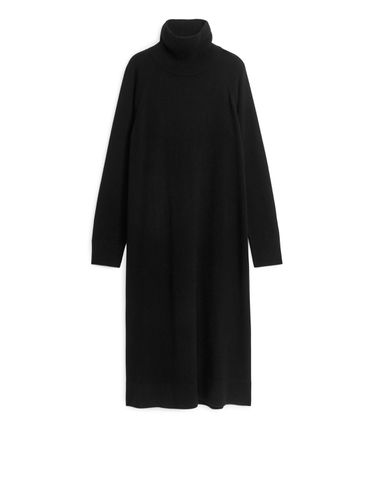 Rollkragenkleid aus Kaschmir Schwarz, Alltagskleider in Größe S. Farbe: - Arket - Modalova