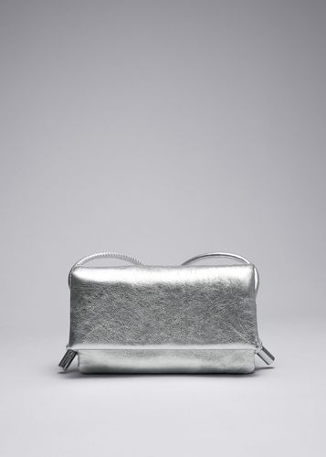 Mini-Umhängetasche aus Leder Silber, Schultertaschen in Größe Onesize. Farbe: - & Other Stories - Modalova