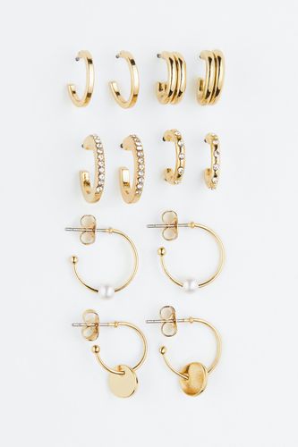 Paar Runde Ohrringe Goldfarben in Größe Onesize. Farbe: - H&M - Modalova
