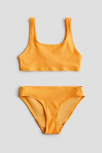 Geriffelter Bikini Orange, Bikinis in Größe 146/152. Farbe: - H&M - Modalova