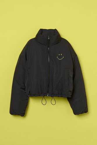 Kurzes Puffer Jacket Schwarz/Smiley®, Jacken in Größe M. Farbe: - H&M - Modalova