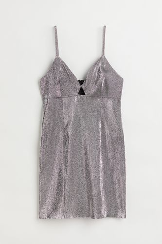 Minikleid mit Cut-out Silberfarben, Party kleider in Größe L. Farbe: - H&M - Modalova